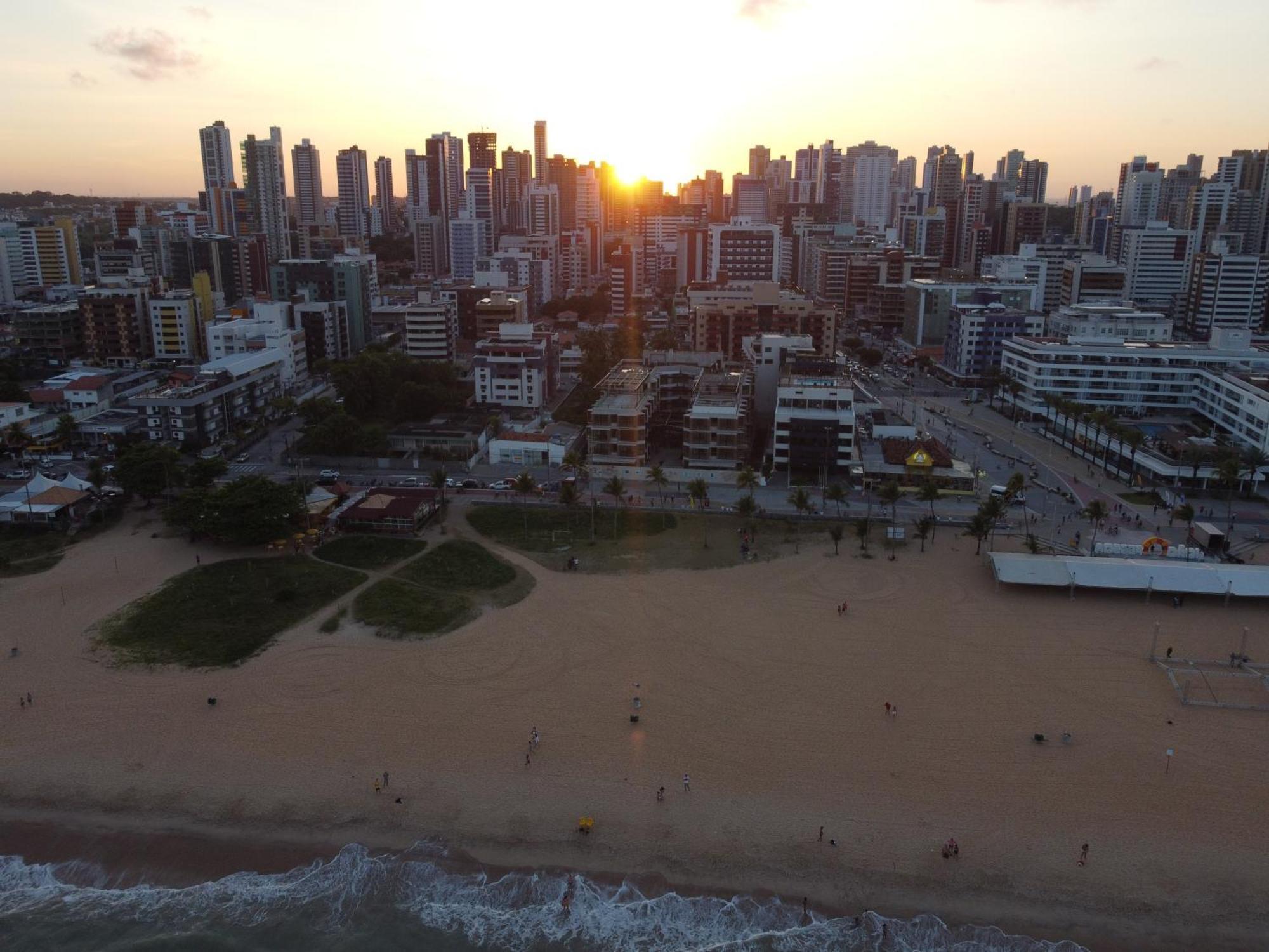 Ferienwohnung Flat A Beira Mar Na Orla De Cabo Branco João Pessoa Exterior foto